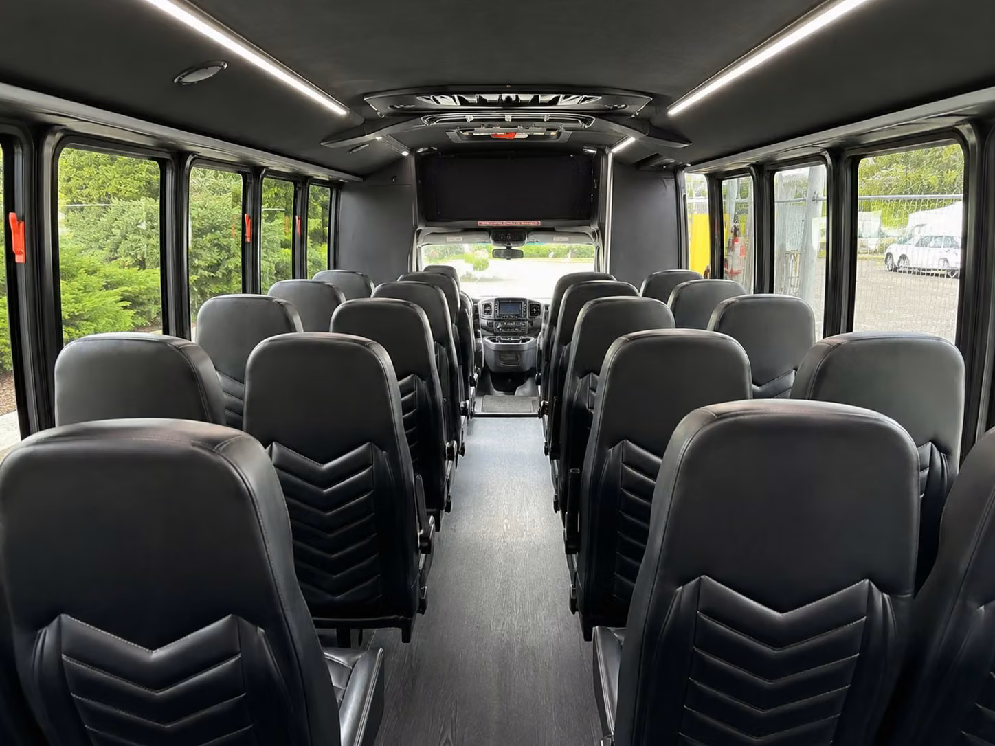 15 passenger minibus inside