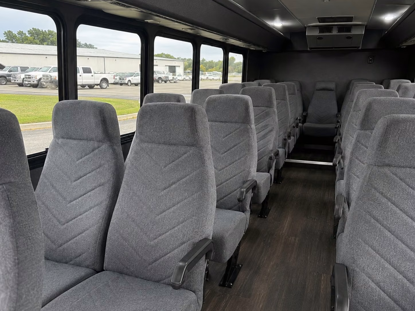 15 passenger minibus interior