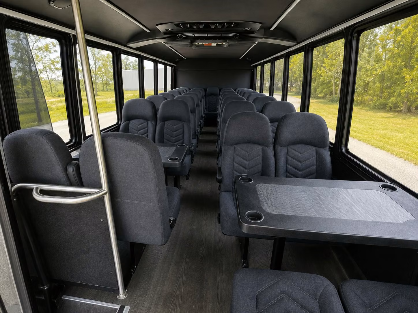 18 passenger minibus inside