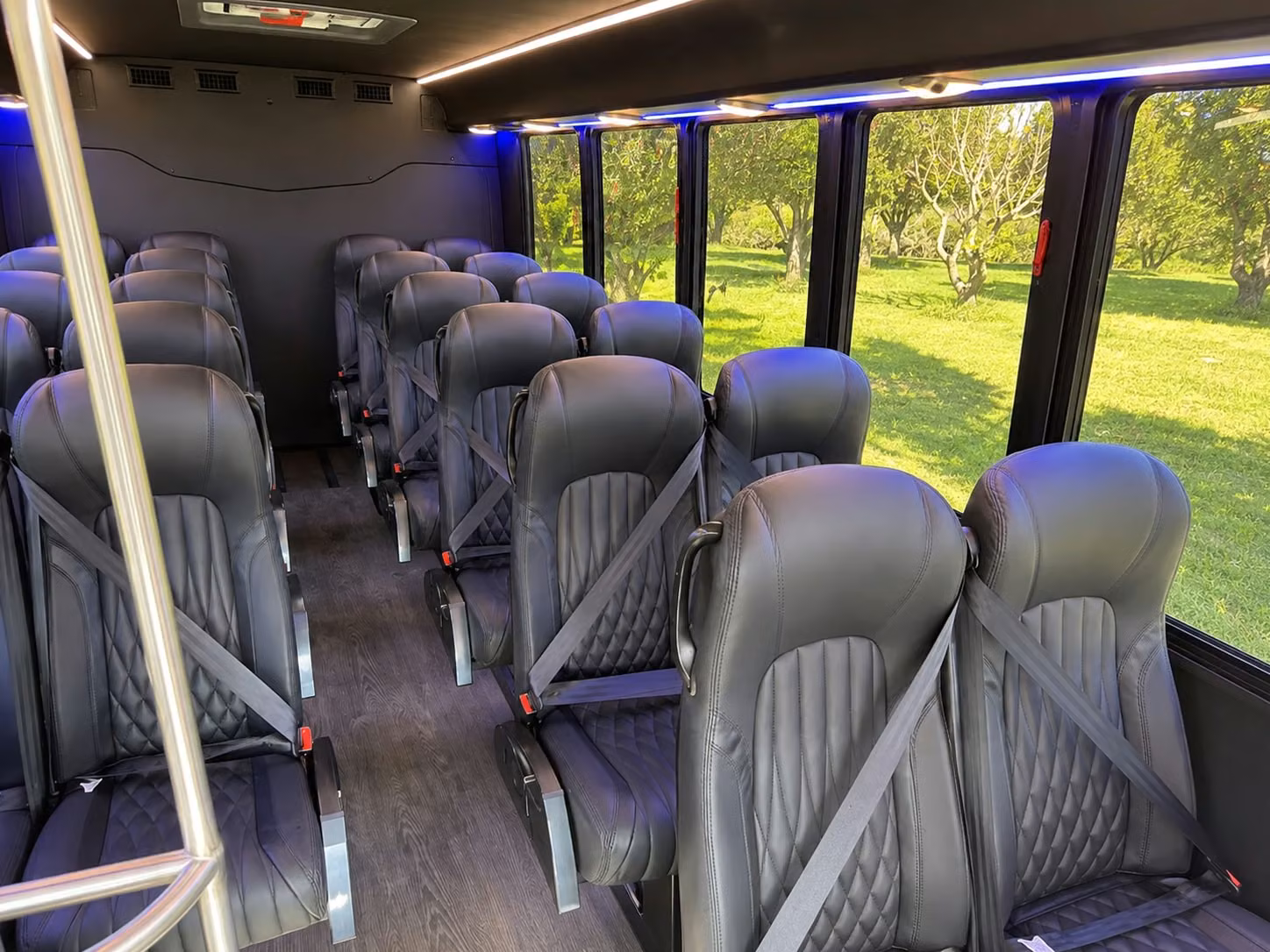 20 passenger minibus inside