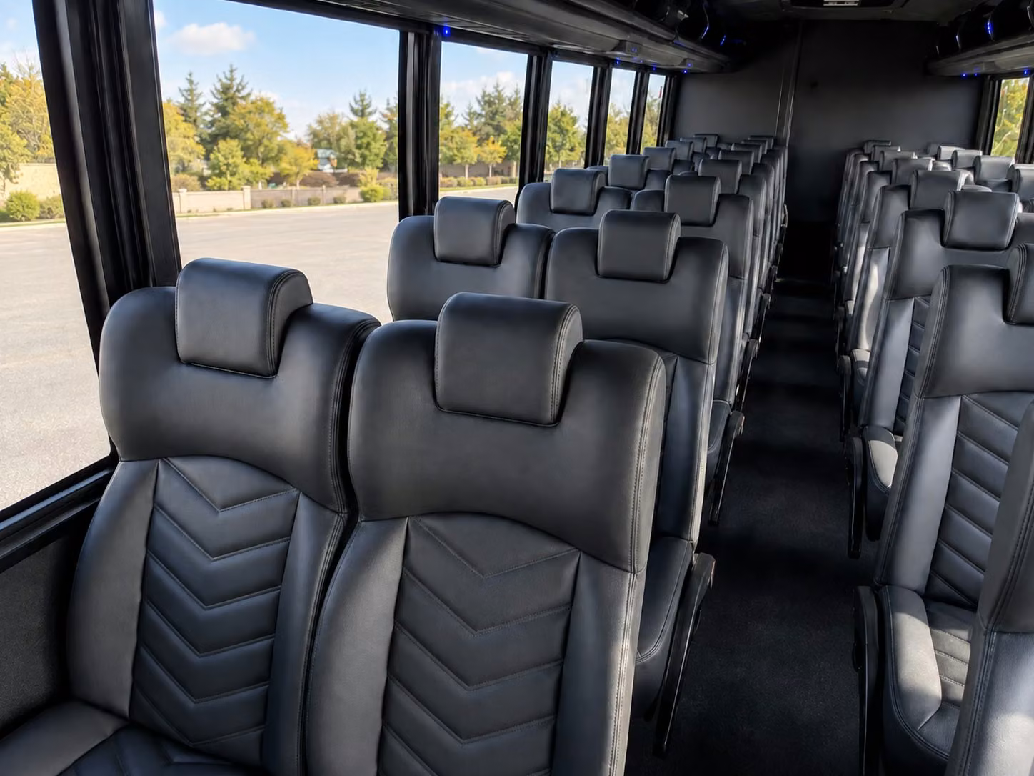 20 passenger minibus interior