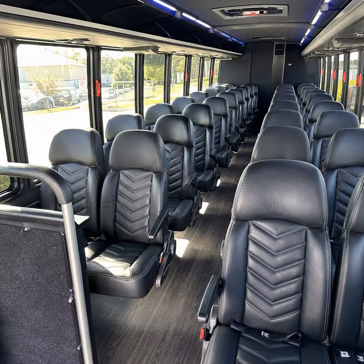 25 passenger minibus interior
