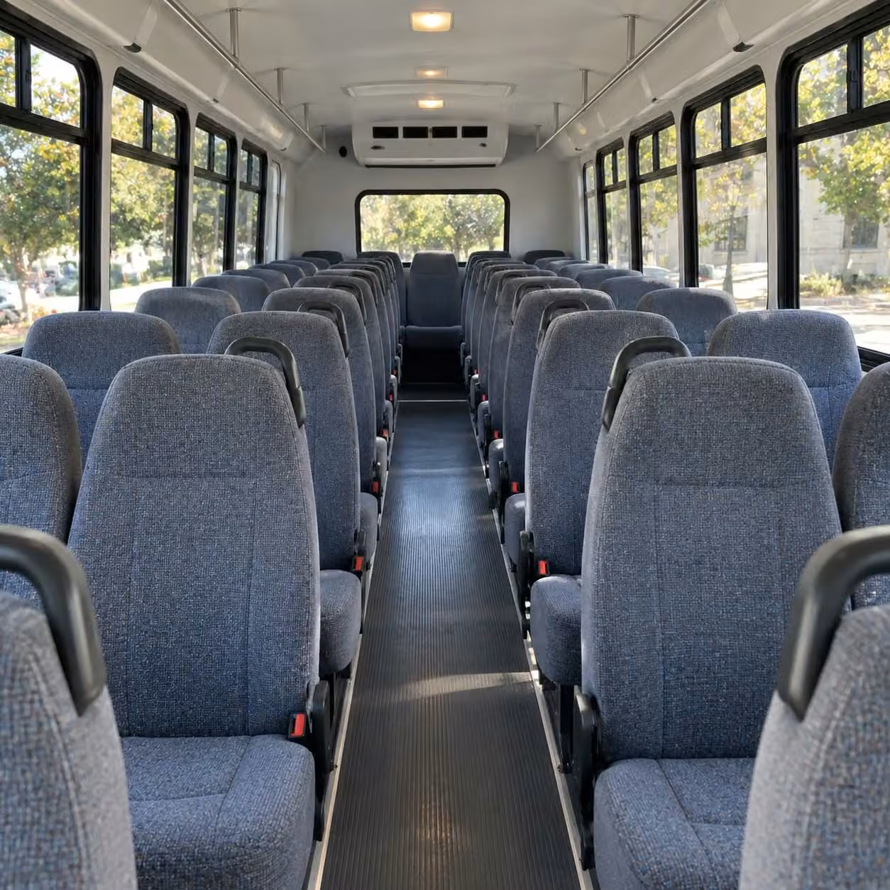 28 passenger minibus inside