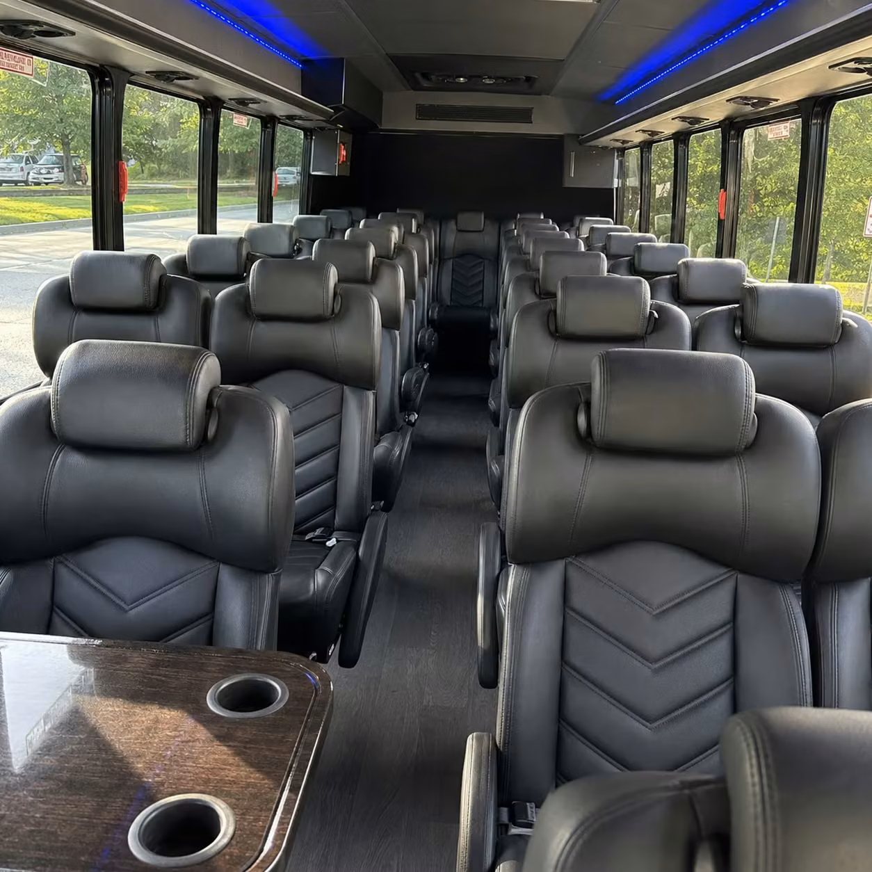 30 passenger minibus interior