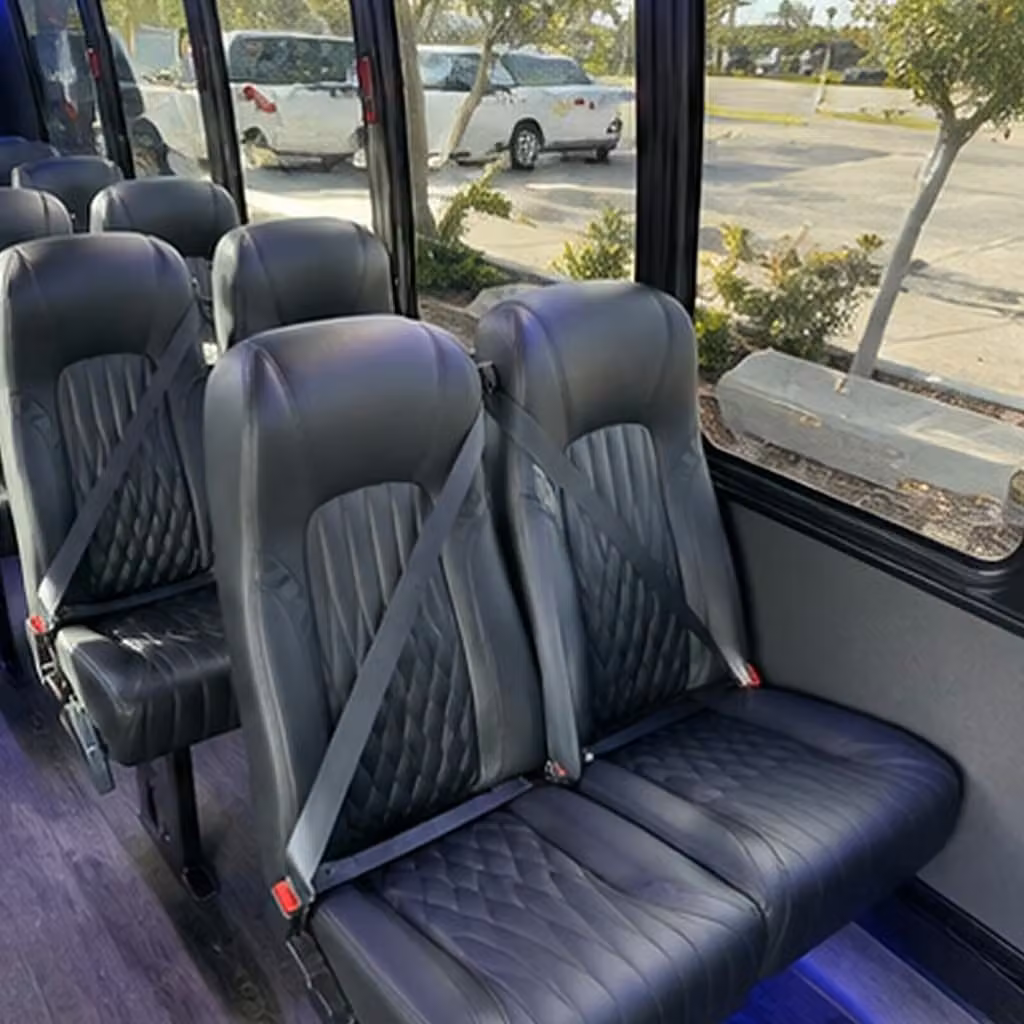 35 passenger minibus inside