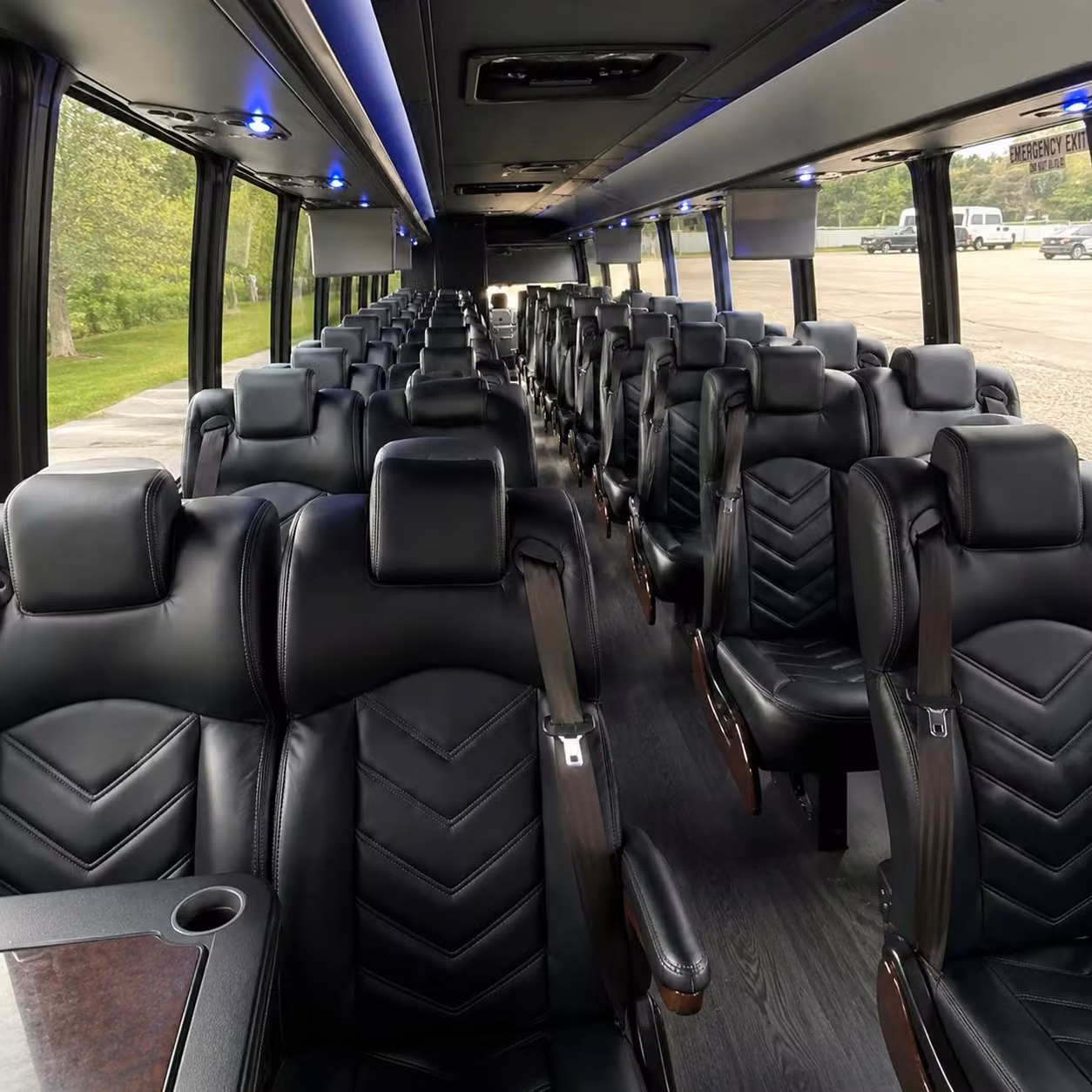 35 passenger minibus interior