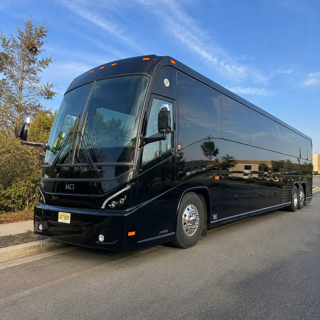 get a charter bus for federal agency transportation in the newark metro