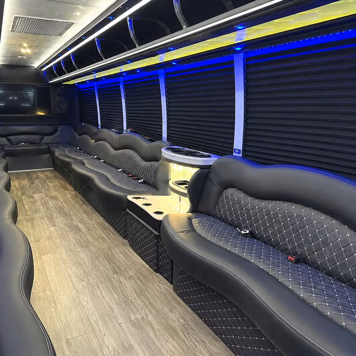 party bus interior