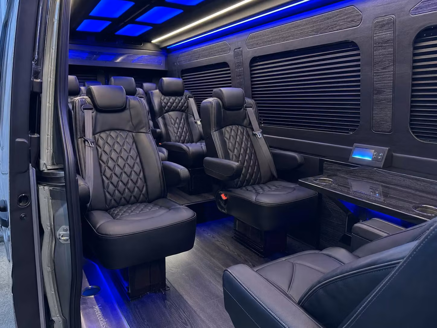 sprinter van transportation for groups and events across newark