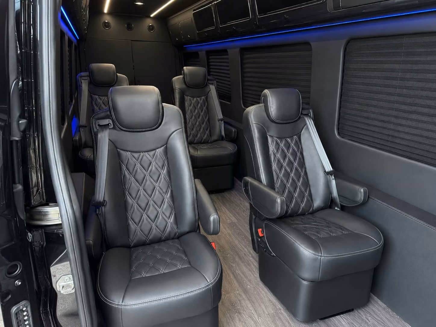 sprinter van with driver interior